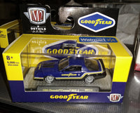 m2 1985 CHEVROLET CAMARO IROC-Z goodyear walmart exclusive blue & yellow