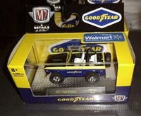 m2 1971 ford bronco goodyear walmart exclusive blue & yellow