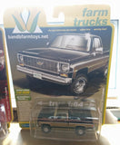 Auto World 1/64 1973 Chevy K10 4x4 Black Square Exclusive Limited Edition CP7804