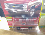 Auto World 1/64 1983 Chevy K10 4x4 Red square Exclusive Limited Edition CP7805