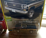 Auto World 1/64 1973 Chevy K10 4x4 Black Square Exclusive Limited Edition CP7804