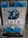 M2 MACHINES 1/64 SCALE 1973 CHEVROLET CHEYENNE BLUE 1 OF 5750 "D" DIECASTZ