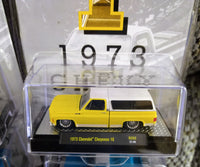 M2 MACHINES 1973 CHEVROLET CHEYENNE SQUARE BODY TRUCK (YELLOW) 1/5750 "T" DIECASTZ