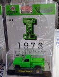 M2 MACHINES 1/64 SCALE 1973 CHEVY CHEYENNE STEPSIDE TRUCK (GREEN) 1/5750 "I" DIECASTZ