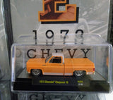 M2 MACHINES 1973 CHEVROLET CHEYENNE SQUARE BODY TRUCK (ORANGE) 1/5750 "E" DIECASTZ