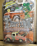 JOHNNY LIGHTNING 1965 CHEVY TOW TRUCK BIG DADDYS TOWING RAT FINK 1/64 JLCP7377