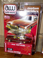 AUTO WORLD 1976 76 CADILLAC COUPE DeVILLE CUSTOM LOWRIDER Brown gold MIJO