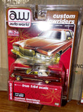 AUTO WORLD 1976 76 CADILLAC COUPE DeVILLE CUSTOM LOWRIDER Brown gold MIJO