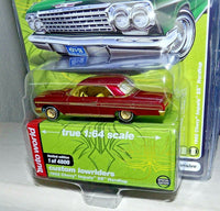 2020 AUTO WORLD 1962 CHEVY IMPALA SS LOWRIDER ULTRA RED MIJO EXCLUSIVE CHASE