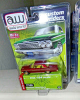 2020 AUTO WORLD 1962 CHEVY IMPALA SS LOWRIDER ULTRA RED MIJO EXCLUSIVE CHASE