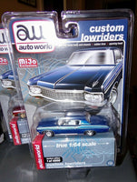 Auto World 1:64 Custom Lowriders 1970 Chevy Impala SS Hard Top Blue - Mijo