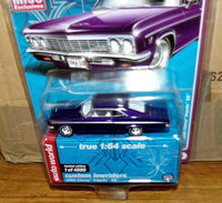 Auto World Custom Lowriders 1966 Chevrolet Impala SS MIJO EXCLUSIVE purple