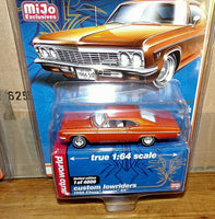 Auto World Custom Lowriders 1966 Chevrolet Impala SS MIJO EXCLUSIVE orange