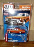 Auto World Custom Lowriders 1966 Chevrolet Impala SS MIJO EXCLUSIVE orange