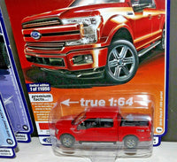 Auto World 2019 Ford F-150 Lariat Pickup Truck Red 1/64 Diecast Car AWSP041 B