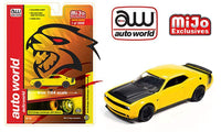 Auto World 1:64 2019 Dodge Challenger SRT Hellcat Yellow Mijo Exclusive