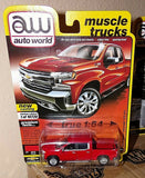 2019 CHEVROLET SILVERADO LTZ Z71 PICKUP 1/64 AUTOWORLD 64282-AWSP053 B