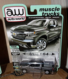 Auto World 1:64 2020 R5 Muscle Trucks 2019 CHEVROLET SILVERADO LTZ Z71 Pickup A