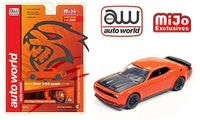 Auto World 2019 Dodge Challenger SRT Hellcat Orange 1:64 Mijo Exclusive CP7722