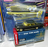 Auto World Custom Lowriders 1962 Chevrolet Impala SS MIJO EXCLUSIVE black gold