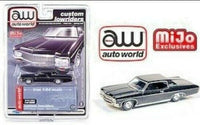 Auto World 1:64 Custom Lowriders 1970 Chevy Impala SS Hard Top Black - Mijo